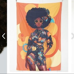 "Afro Allure" tapestry décor
